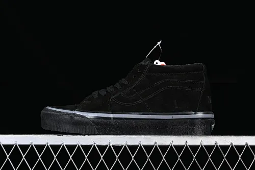All categories Vans Vans series Vans Mid Vans China NEIGHBORHOOD x Vans Sk8-Mid joint series all black Chinese casual sneakers VN0A3WM3AFG